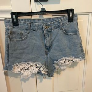 Jean shorts
